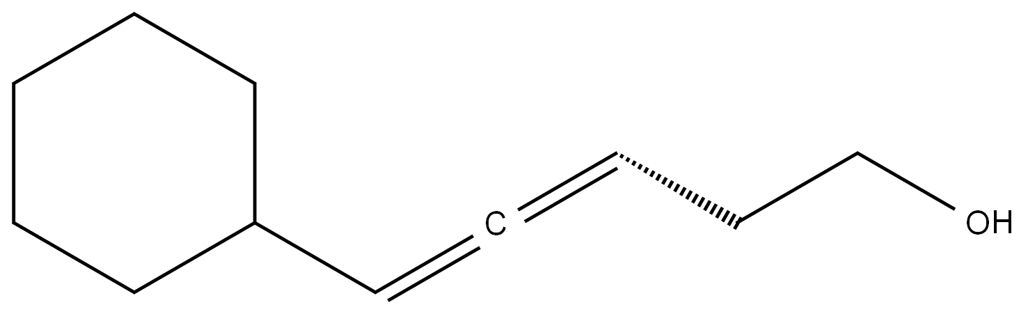 (R)-5-cyclohexylpenta-3,4-dien-1-ol Struktur